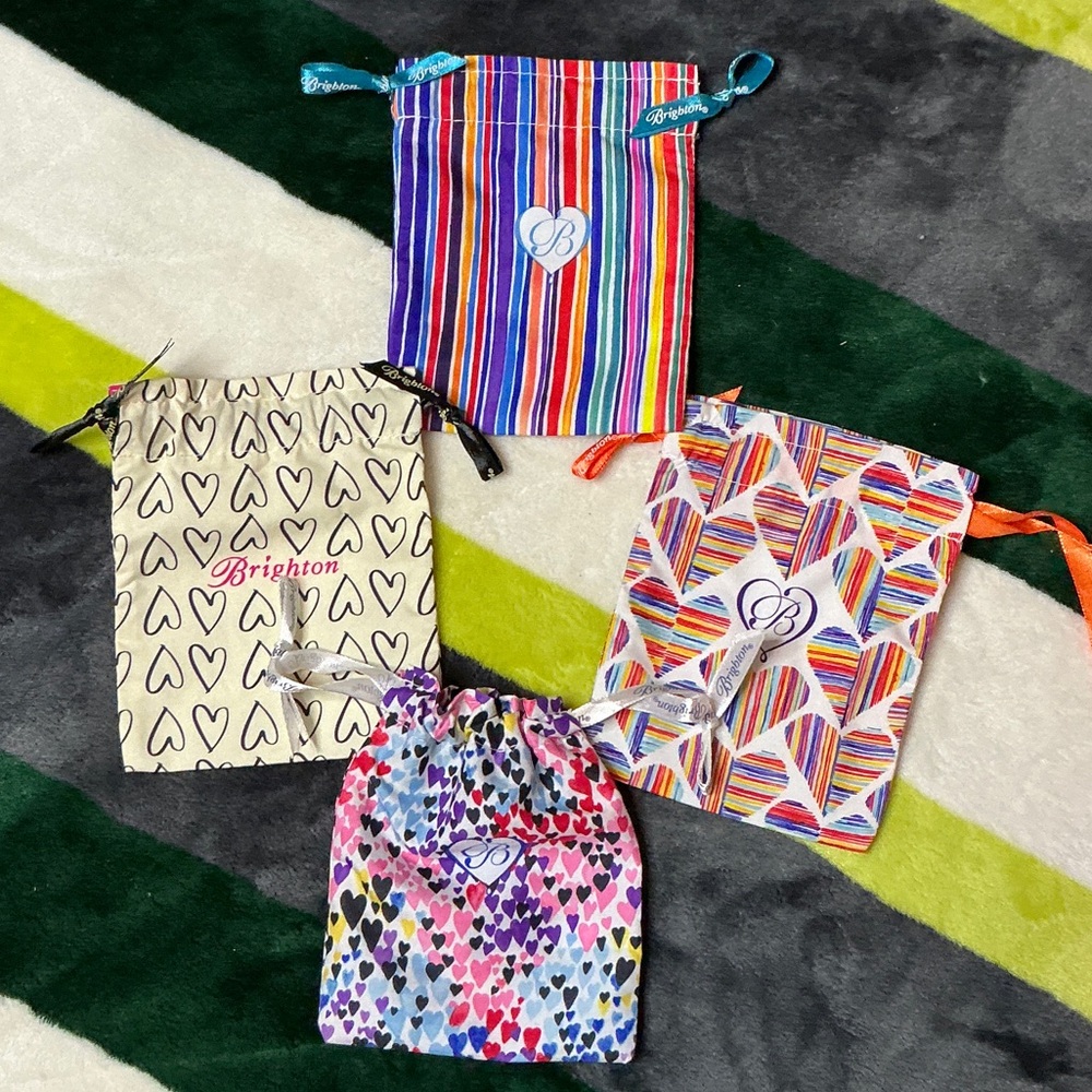 Brighton Kids Multicolor Heart and Stripe Bags